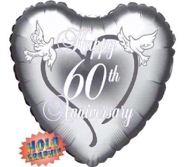 DIAMOND ANNIVERSARY FOIL BALLOON