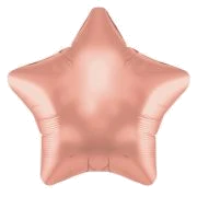 19In Rose Gold Star Foil Balloon