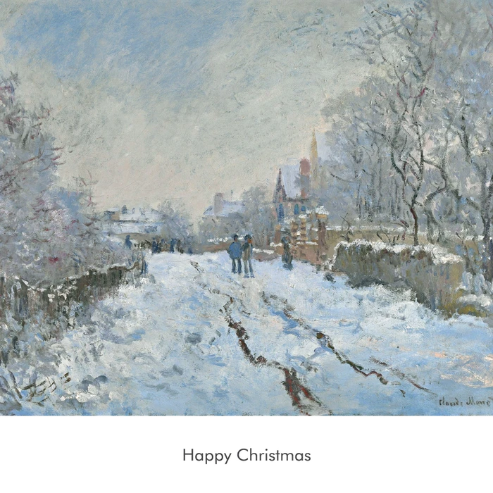 Snow Scene At Argenteuil