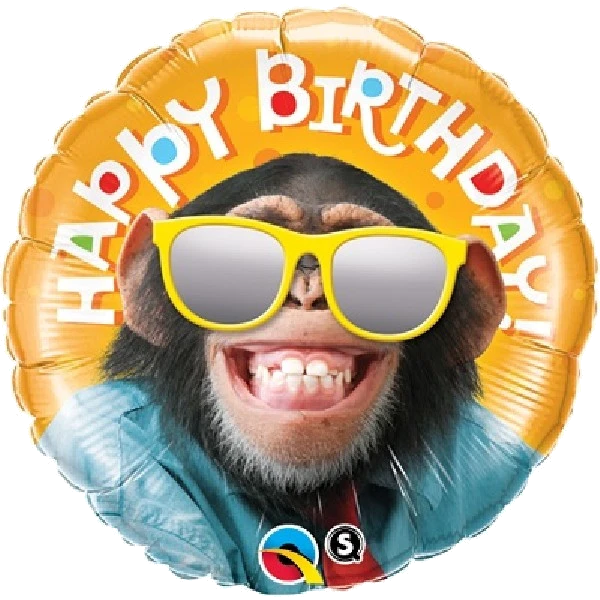 18IN B/DAY SMILIN CHIMP FOIL
