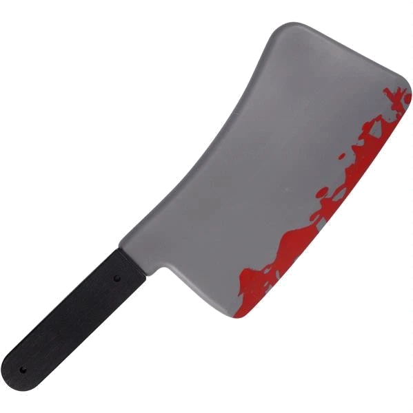 45CM BLOODIED CLEAVER WEAPON