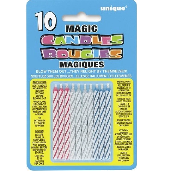 (10) Magic Multi Candles