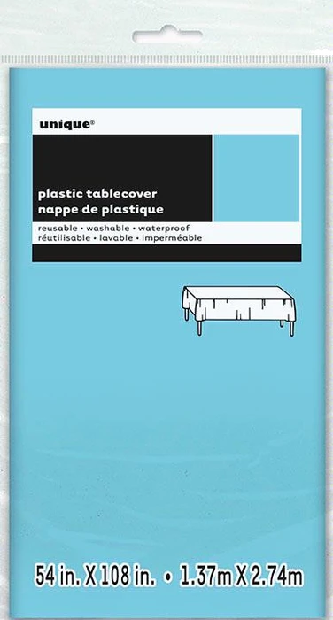 COMPACT PKG POWDER BLUE TABLECOVER