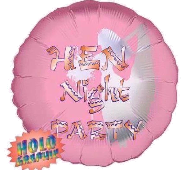 18IN HEN NIGHT FOIL BALLOON