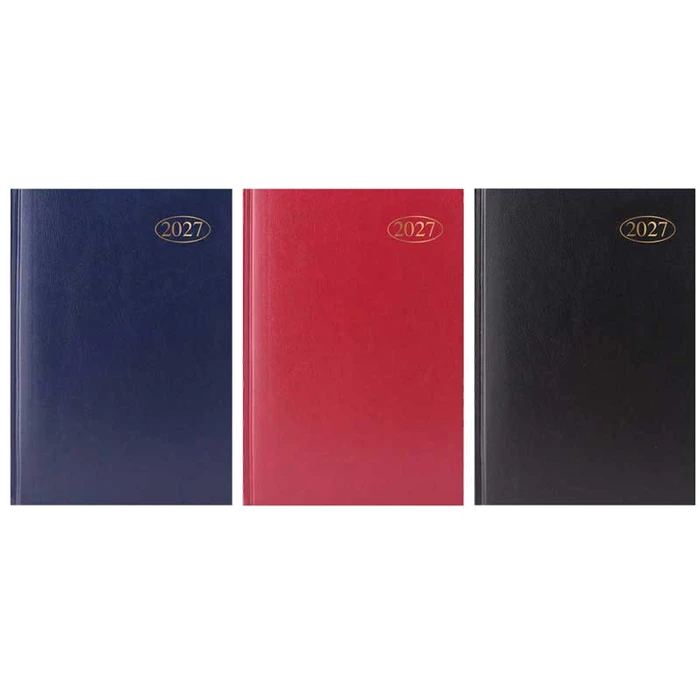 A6 WEEK TO VIEW HARDBACK QUALITY DIAR