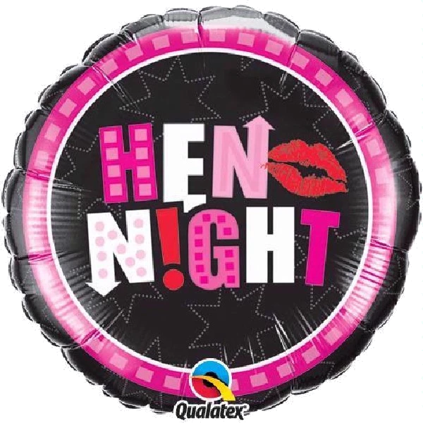 HEN NIGHT PARTY 18IN FOIL BALLOON