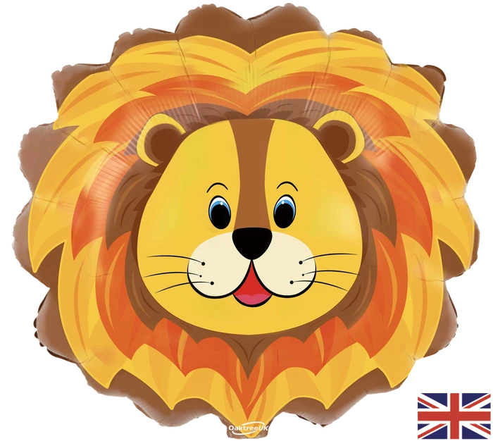 30In Lion Head Shaped Foil