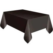 Black Plastic Tablecover (Standard Packaging)