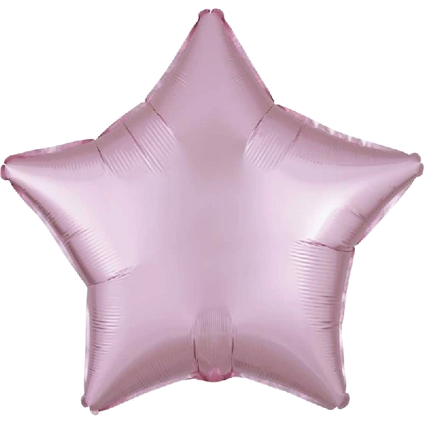 19In Satin Luxe Pastel Pink Star Foil