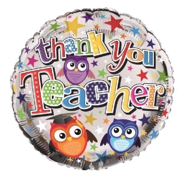 THANK YOU TEACHER 18IN FOIL