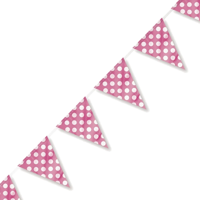 Pink Spot Bunting
