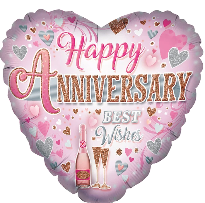 18In Anniversary Foil Balloon 1