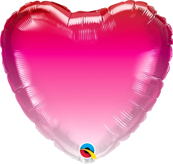 18In Pink Ombre Foil Balloon