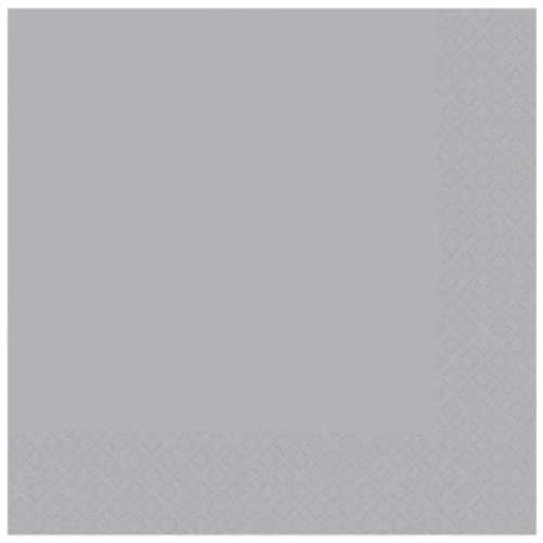 (20) 2Ply Silver Luncheon Napkins