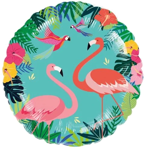 18In Summer Flamingo Foil Balloon