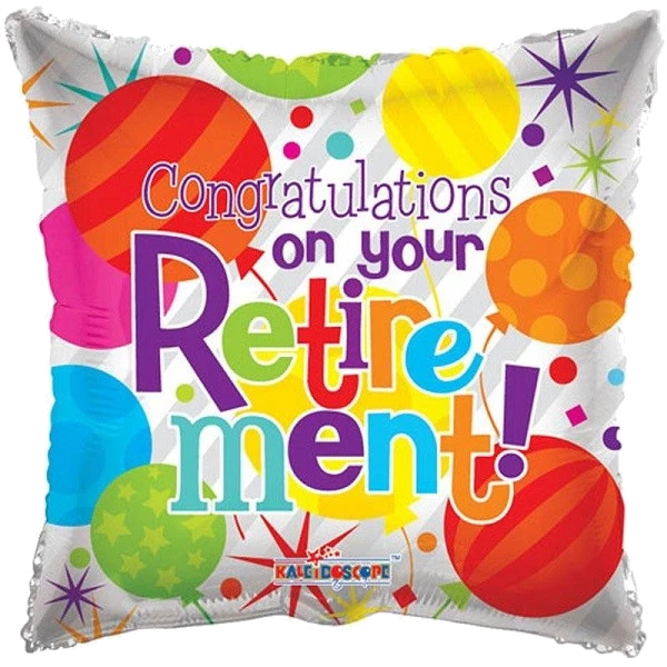 18IN CONGRATULATIONS ON YOUR RETIREMENT FOIL