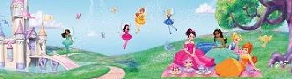 265CM GEM FAIRIES FOIL BANNER