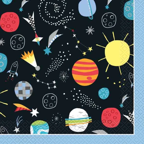 16PK OUTER SPACE NAPKINS