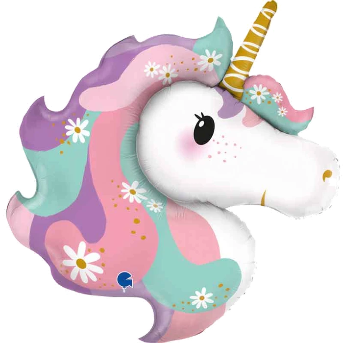 41In Hippie Unicorn Foil Balloon