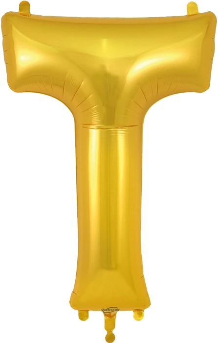 Oak Tree 34-inch letter T balloon