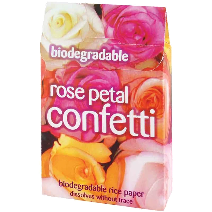 Biodegradable Rose Petal Confetti