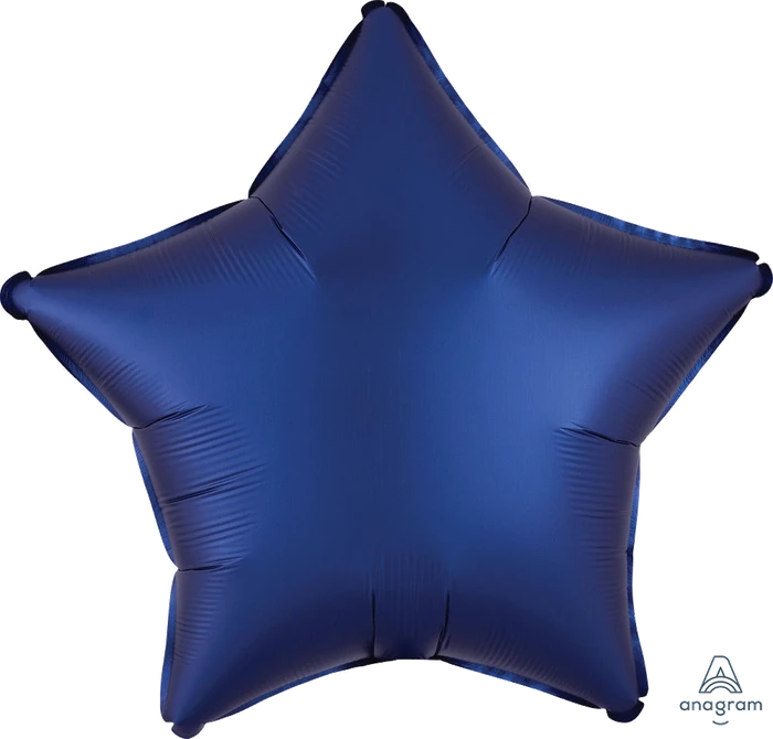 19In Satin Luxe Navy Star Foil