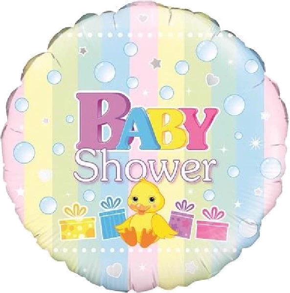 18In Baby Shower Foil