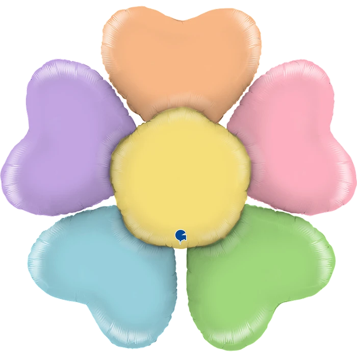 42In Colorful Daisy Shaped Foil Balloon
