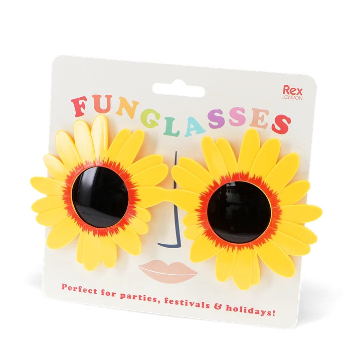 Funglasses - Yellow Sunflower Sunglasses
