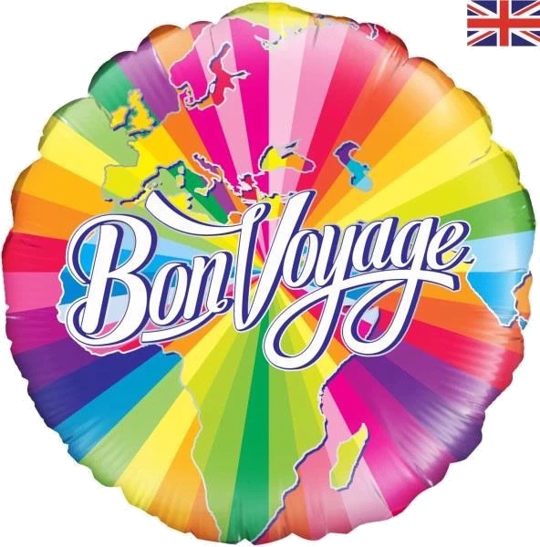 BON VOYAGE 18IN FOIL BALLOON