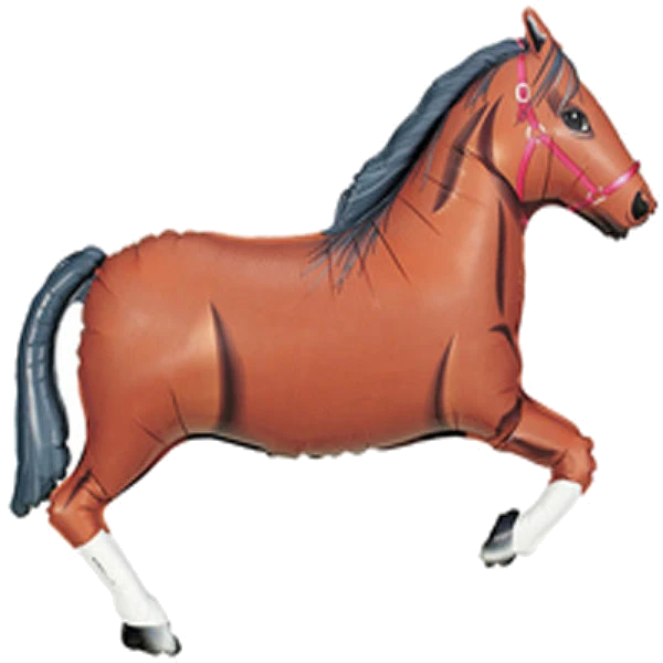 Dark Brown Horse Shaped Foi