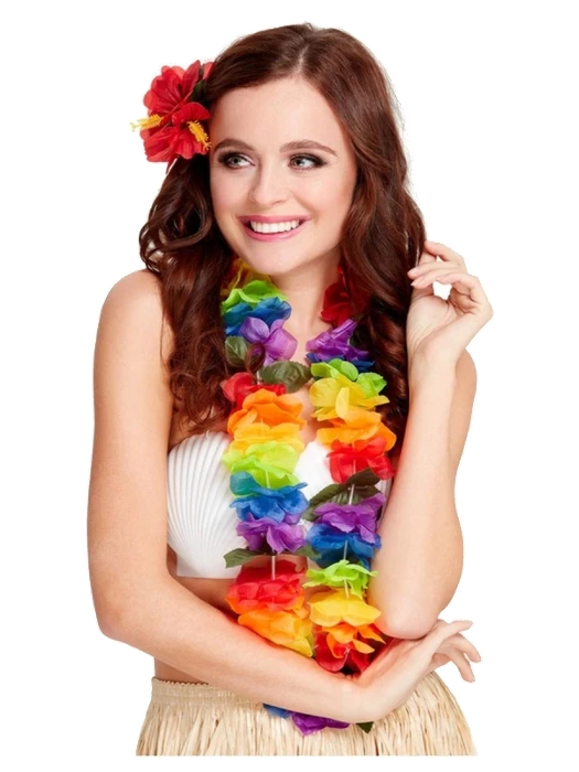Bright Large Lei Rainbow