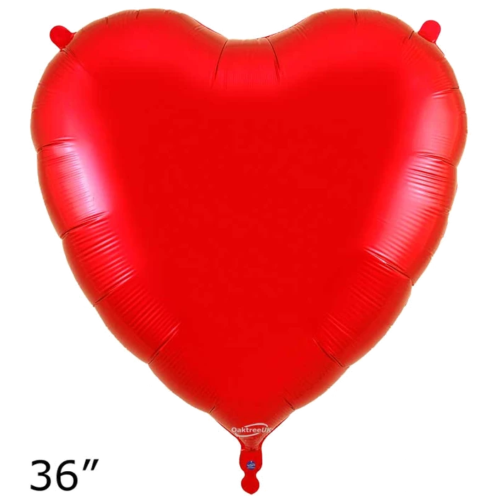 36in RED HEART FOIL BALLOON