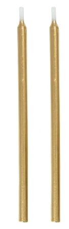 (12) Gold Candles