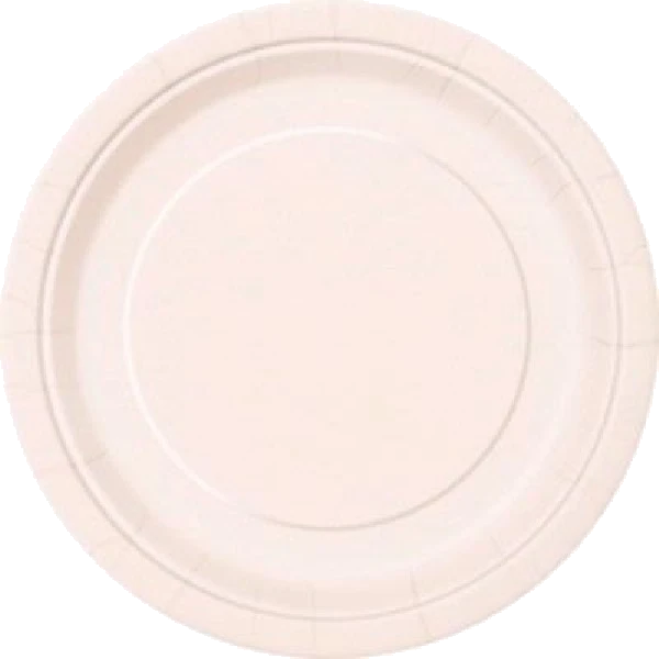 16PK 9IN IVORY PLATES