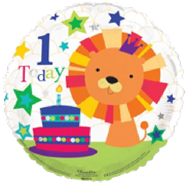 1ST B/DAY BOY 18IN FOIL BALLOON