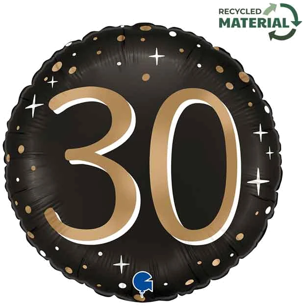 18In Sparkling 30 Foil Balloon