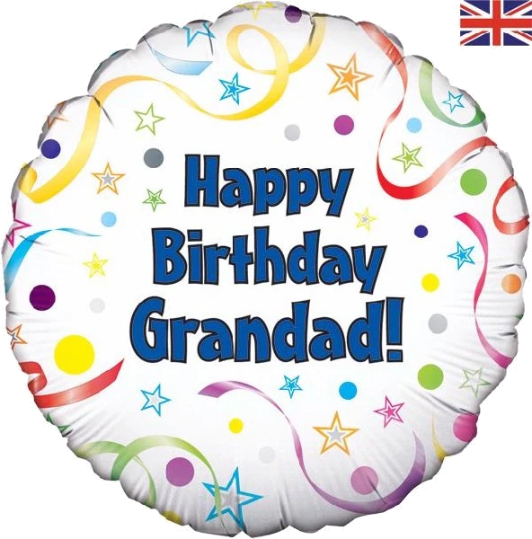 HAPPY B/DAY GRANDAD 18IN FOIL