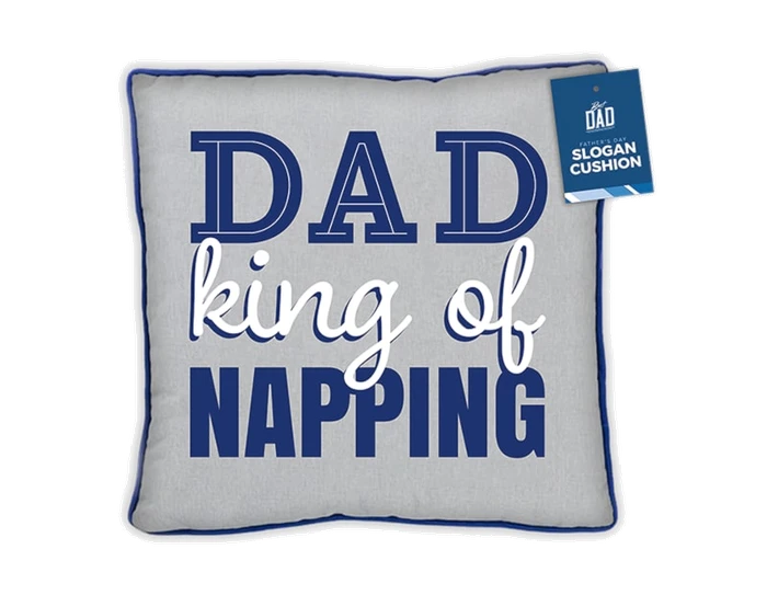 Fathers Day Slogan Cushion
