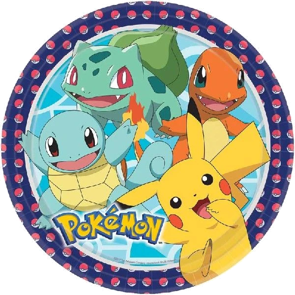 (8) Pokemon Plates