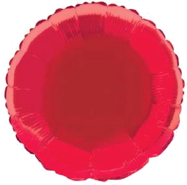 Red Round 18In Foil Balloon