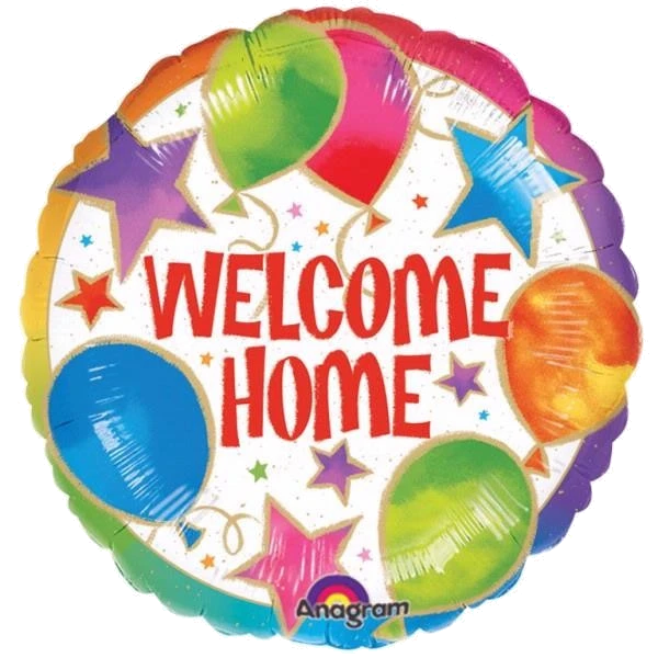 WELCOME HOME 18IN FOIL BALLOON