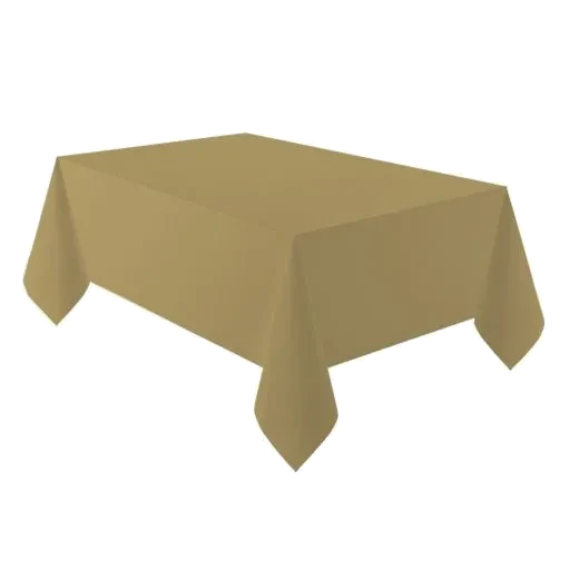 Creme Brulee Gold Paper Tablecover
