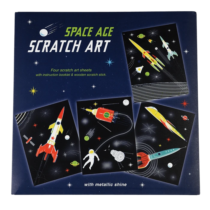 Scratch Art - Space Age