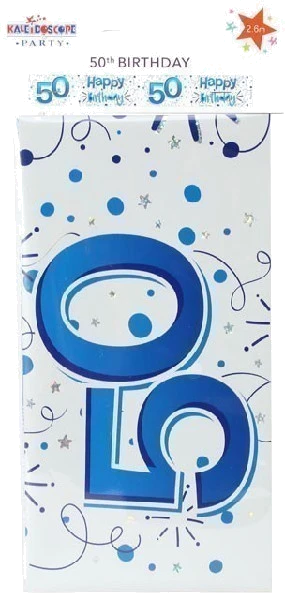 9FT MALE 50TH BIRTHDAY BANNER