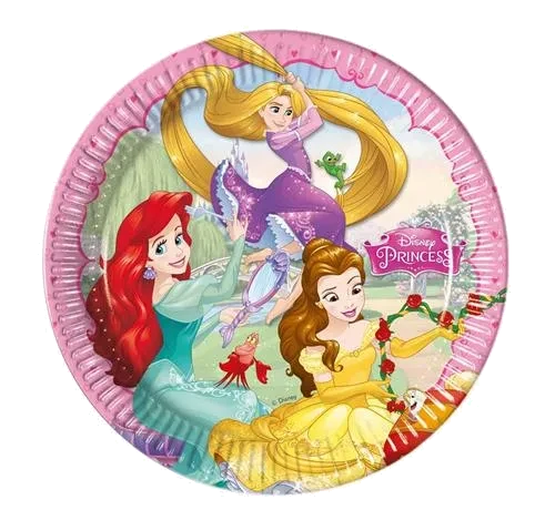 8Pk 23Cm Disney Princess Paper Plates