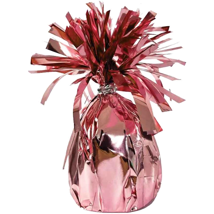 BABY PINK FOIL BALLOON WEIGH