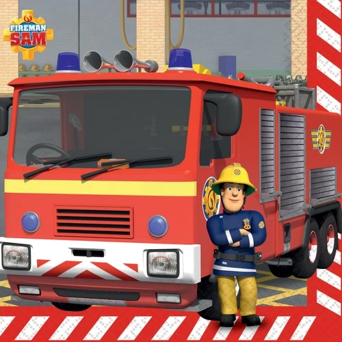 16Pk Fireman Sam Lunch Napkins