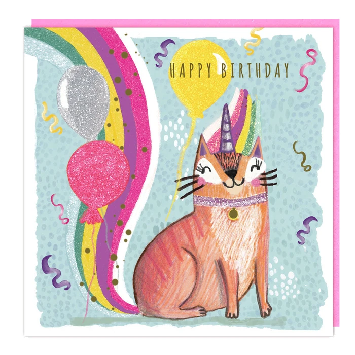 Secret Garden - Blank - Party Cat - Foil/Emb