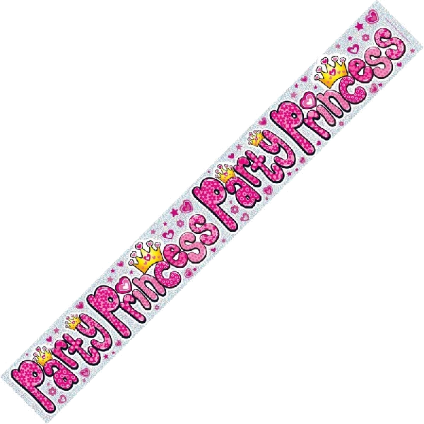 PARTY PRINCESS 9FT BANNER
